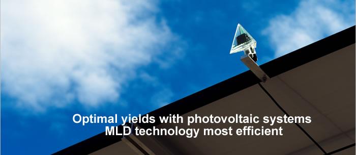 Optimal yields with photovoltaic systems - MLD technology most efficient