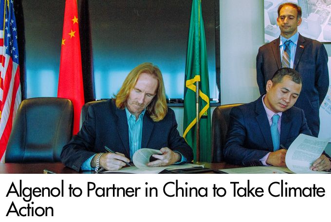 Algenol to Partner in China to take Climate Action