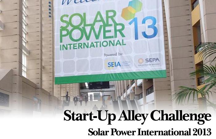 Solar Power International 2013: Start-Up Alley Challenge