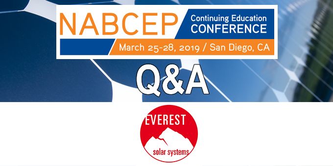 Q&A with Everest, The NABCEP Continuing Education Conference