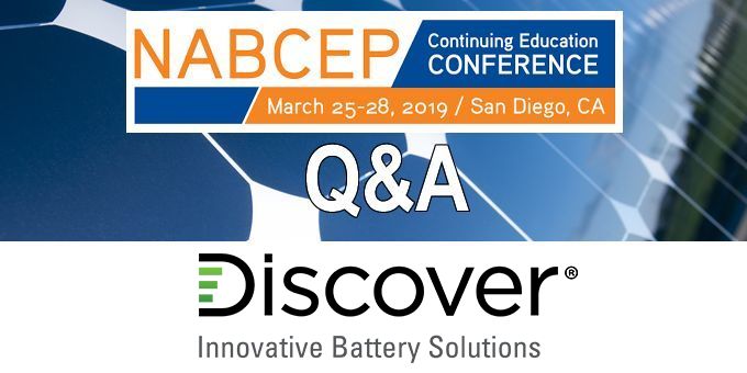 Q&A with Discover Battery, The NABCEP Continuing Education Conference