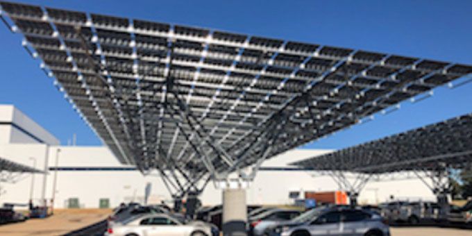 Trina Solar Success Story: AVX Corporation Headquarters Carport