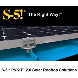 S-5!® PVKIT™ 2.0 Solar Rooftop Solutions