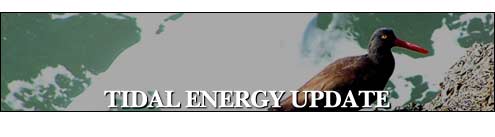 TIDAL ENERGY UPDATE 