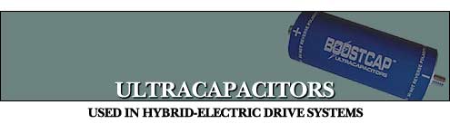 Ultracapacitors used in Hybrid-Electric Drive Systems