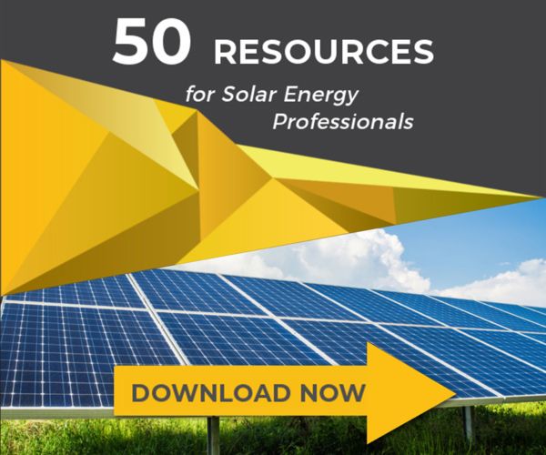50 Resources for Solar Energy Professionals