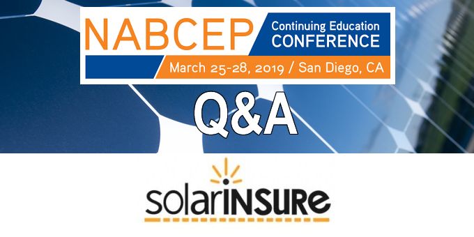 Q&A with SolarInsure, The NABCEP Continuing Education Conference