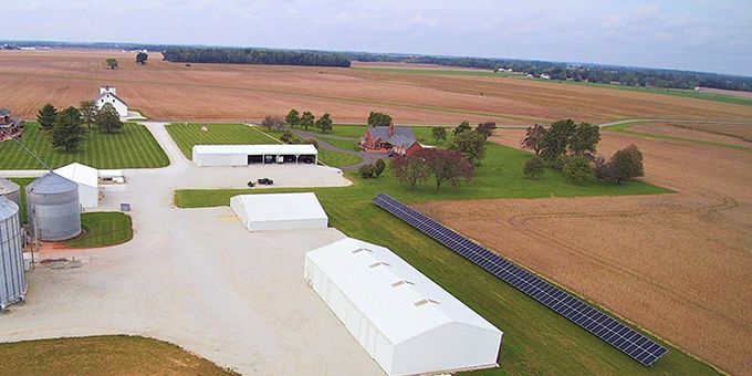 Solar-powered Solutions on the Farm: Purdue-affiliated Company Completes Microgrid for Crop Production Facility
