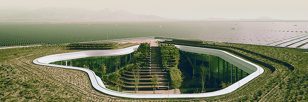 Karapınar Solar Power Plant aerial view