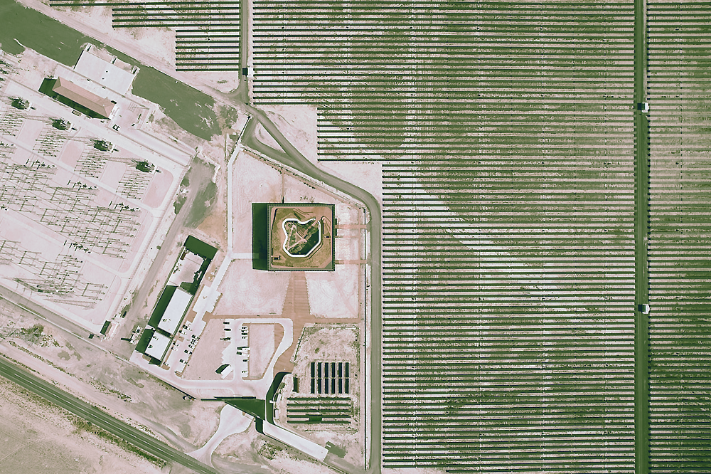 Karapınar Solar Power Plant panels