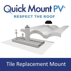Tile Replacement Mount from Quick Mount PV