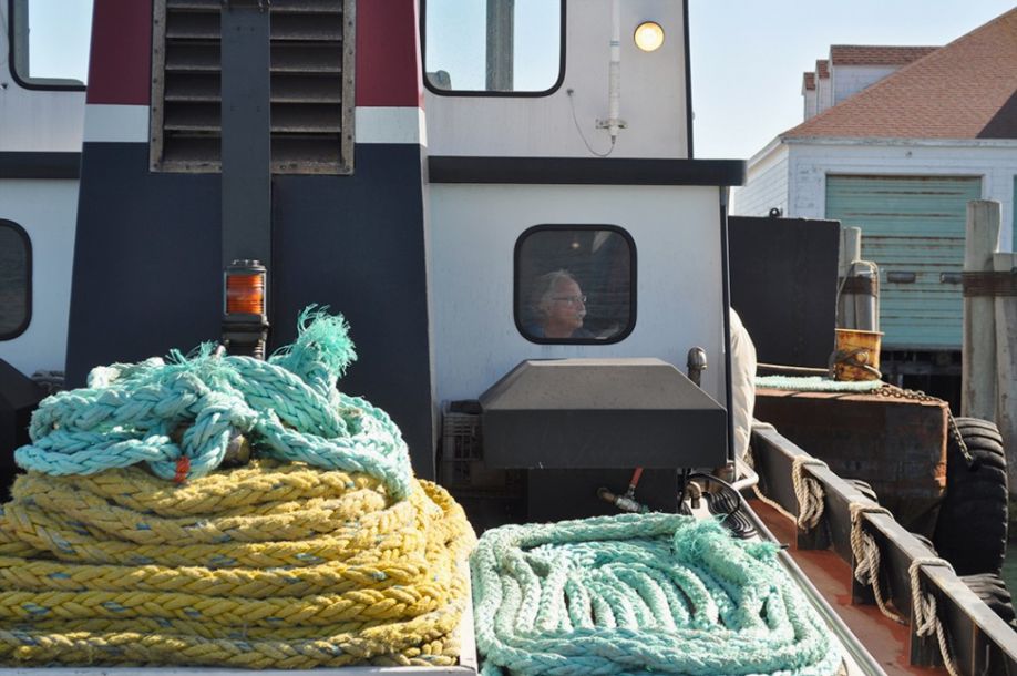 Ground mount transported to island